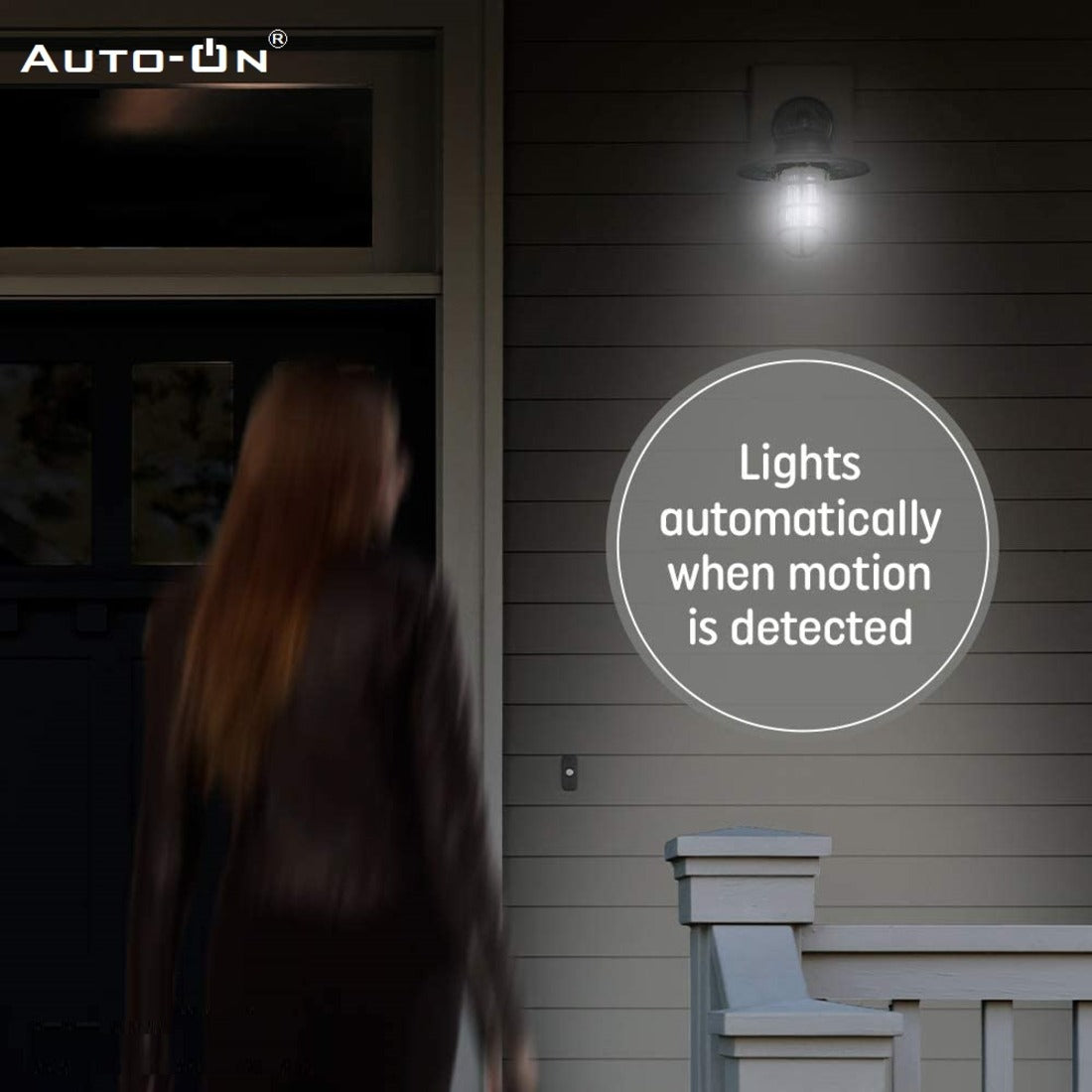 Auto-ON Motion Sensor LED Bulb E27 Screw Type (9W) (Automatic ON/OFF) (Works both during Day/Night) (Only Motion Sensing) (One Year Warranty) - (Pack of 1)