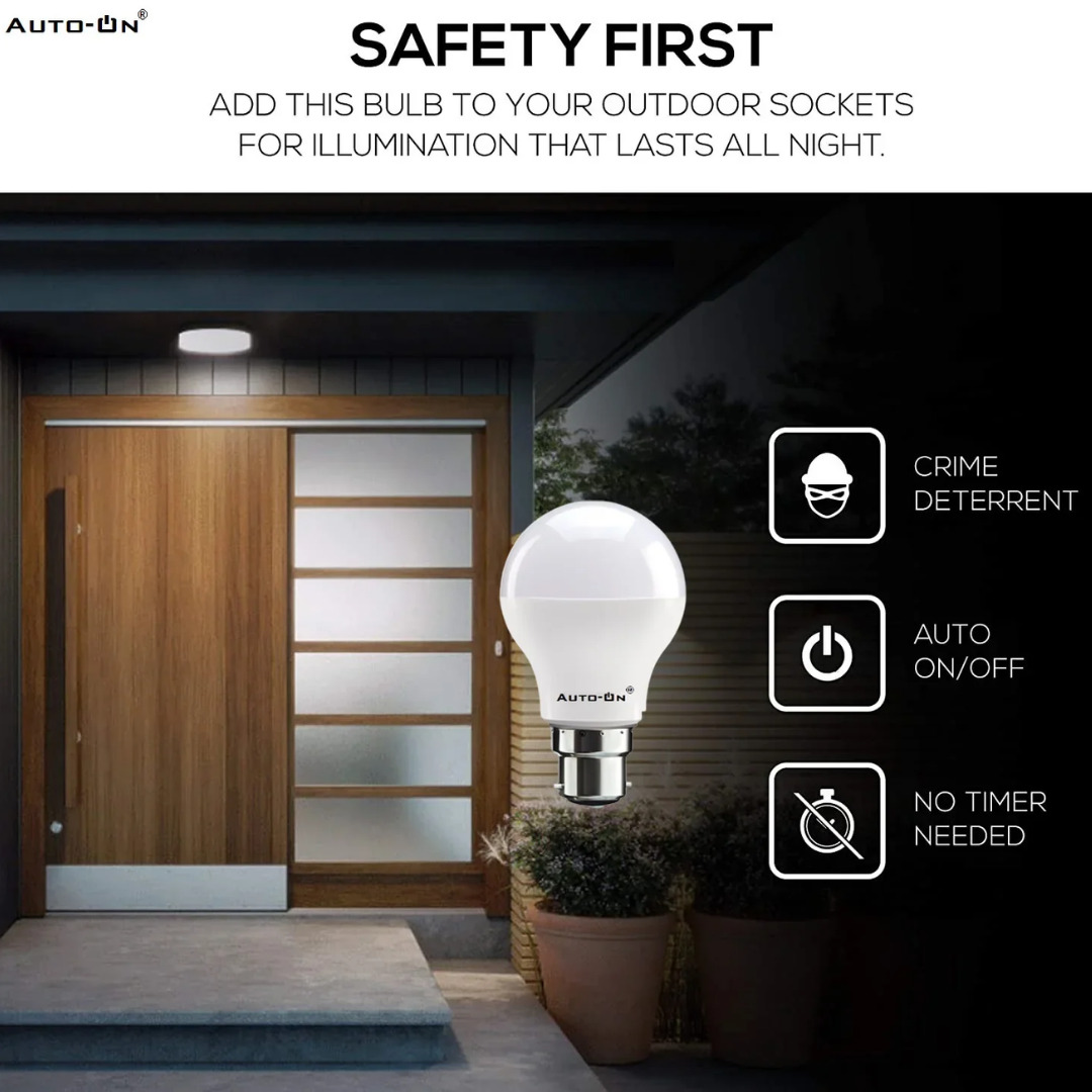 AUTO-ON Day Night Sensor Bulb