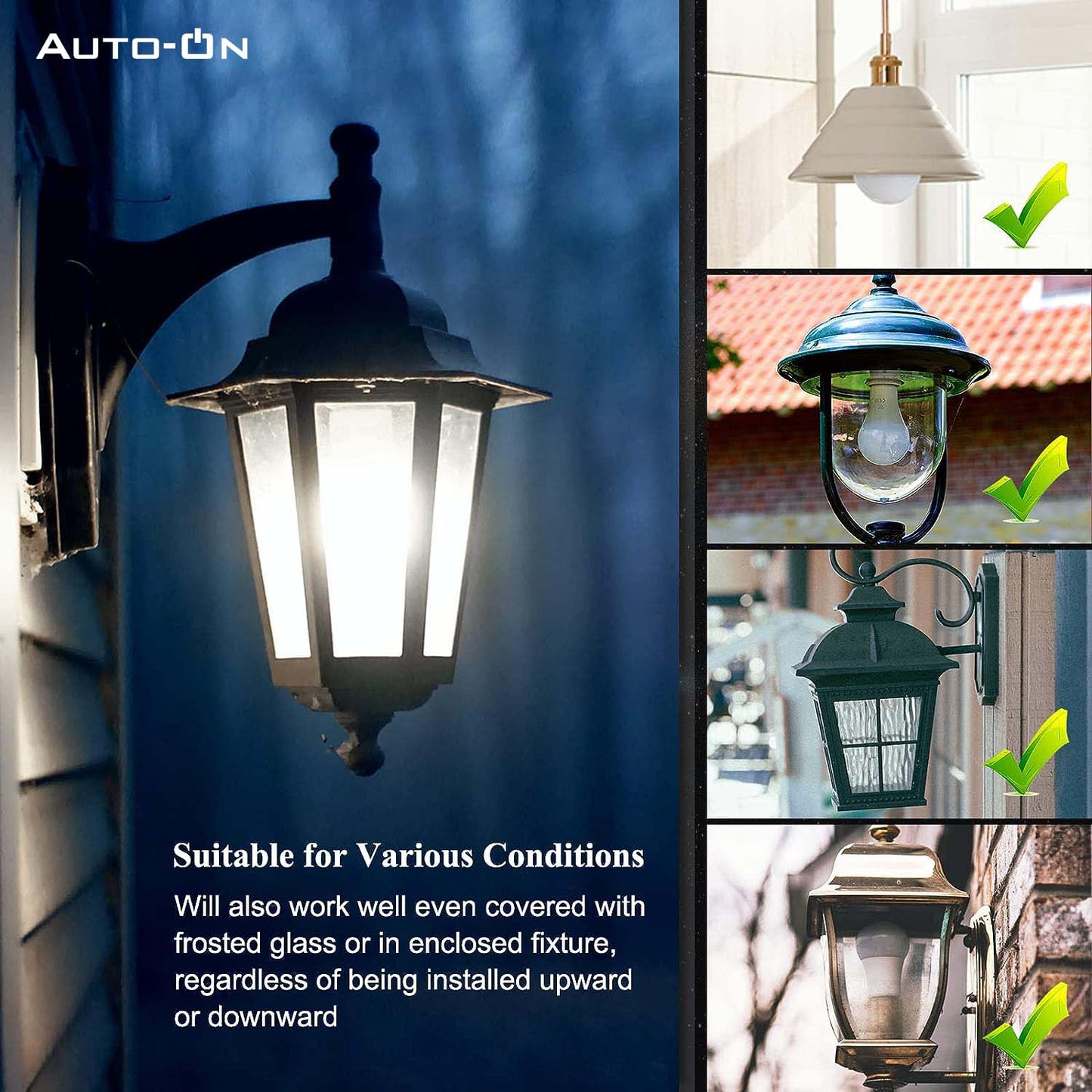 Auto-ON Motion Sensor LED Bulb E27 Screw Type (9W) (Automatic ON/OFF) (Works both during Day/Night) (Only Motion Sensing) (One Year Warranty) - (Yellow,Pack of 1)