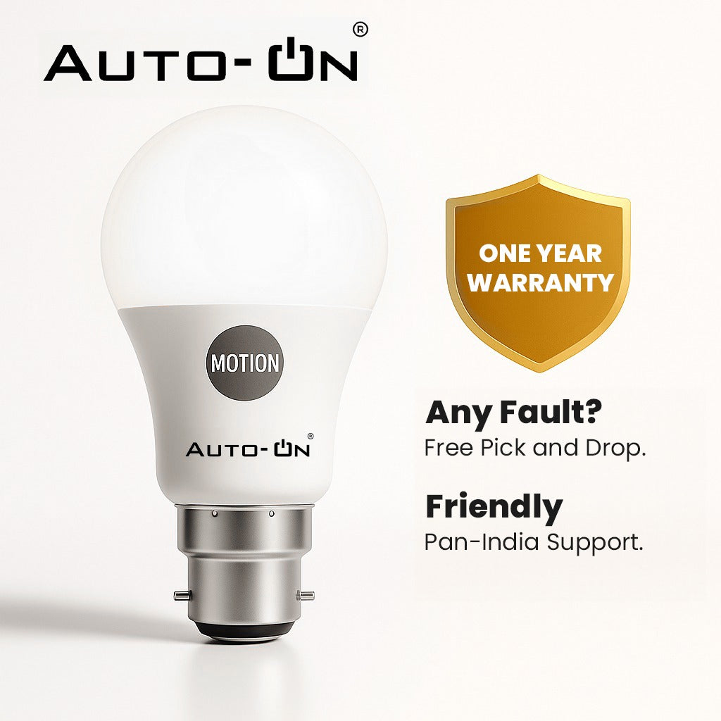 Auto-ON Motion Sensor LED Bulb (20W)