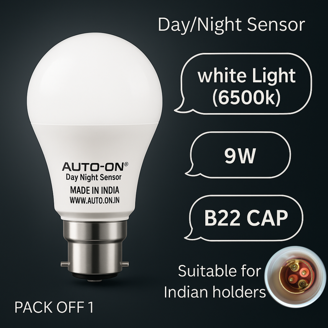 AUTO-ON Day Night Sensor Bulb