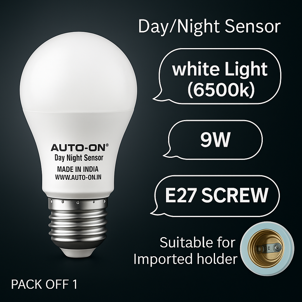 AUTO-ON Day Night Sensor Bulb