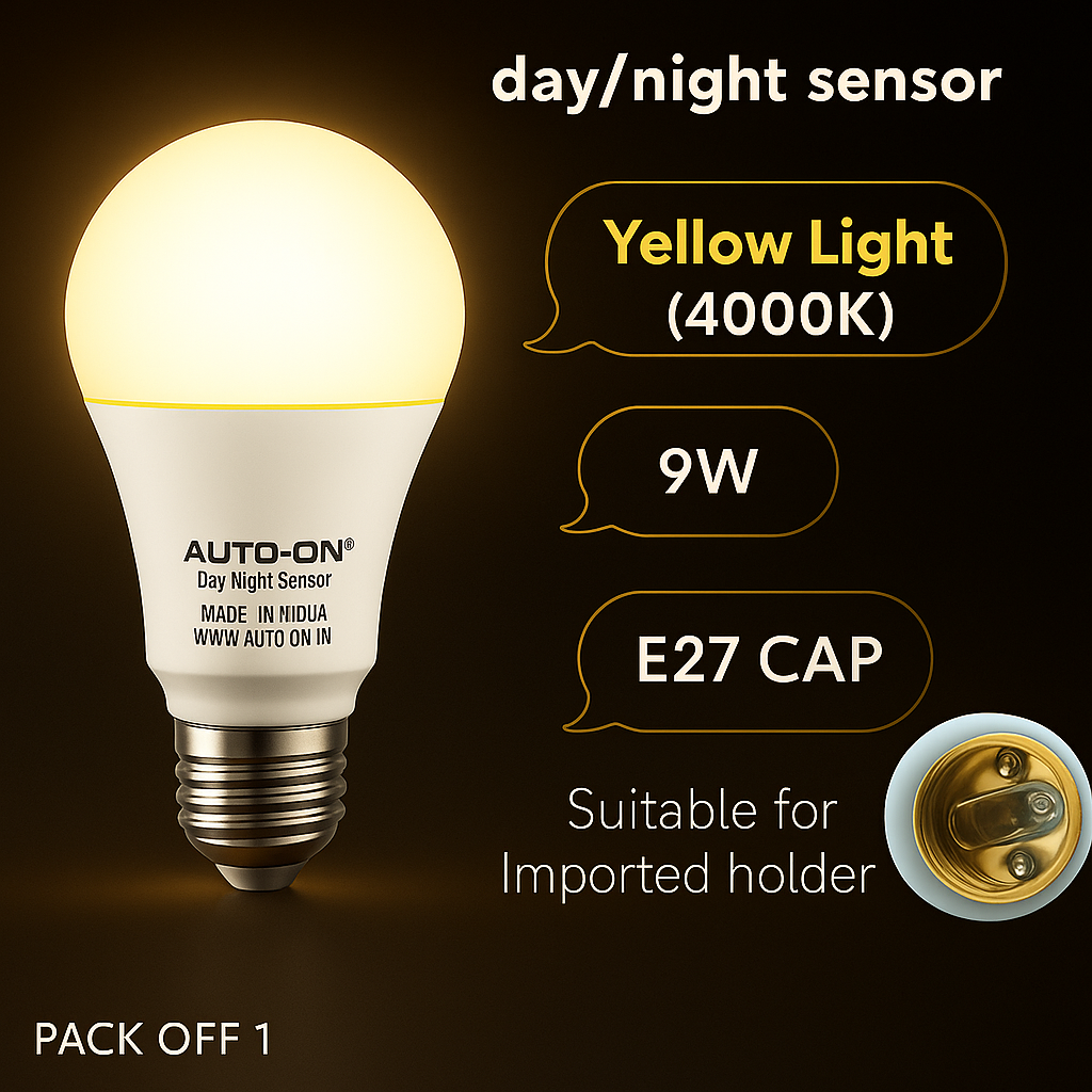 AUTO-ON Day Night Sensor Bulb