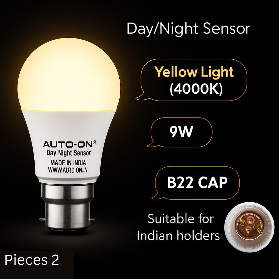 AUTO-ON Day Night Sensor Bulb