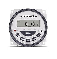 Auto-ON Digital Timer Heavy Duty 15 Ampere - DIN rail mount type - Pack of 1 pcs