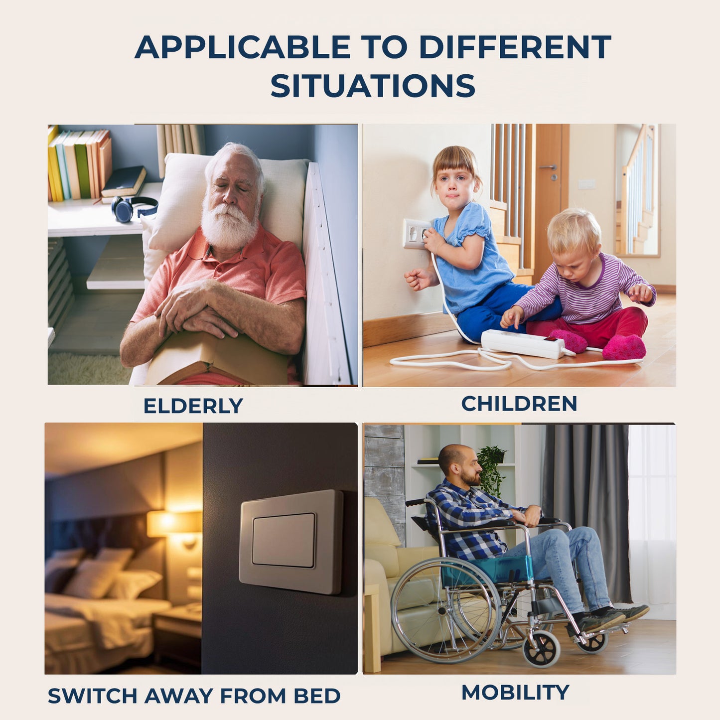 Auto-ON Remote Bulb Holder - Turn On Any Light Without Getting Up | Easy Install | No Wiring | Perfect for Elderly, Bedrooms & Hard-to-Reach Lights - Pack of 1