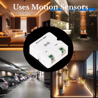 AUTO-ON Smart Radar Sensor Switch | Motion Activated Automation for Exhaust Fans, Tube Lights & more | 360° Detection