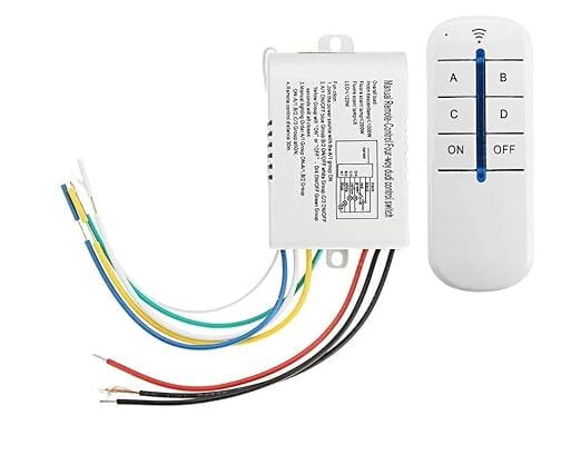 Auto-ON Quick Sense(Qs-RF01): 4 Way RF Remote Control Switch (Standard Size) Auto-ON Quick Sense(Qs-RF01): 4 Way RF Remote Control Switch (Standard Size)