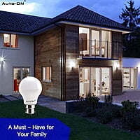 Auto-ON Day/Night Bulb (Dusk to Dawn Sensor) 9 W