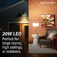 Auto-ON Motion Sensor LED Bulb (20W) (Automatic ON/OFF) (Works both during Day/Night) (Only Motion Sensing) (One Year Warranty) - Cool White- Pack of 1 Auto-ON Motion Sensor LED Bulb (20W) (Automatic ON/OFF) (Works both during Day/Night) (Only Motion Sensing) (One Year Warranty) - Cool White- Pack of 1