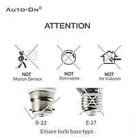 Auto-ON Day/Night Bulb (Dusk to Dawn Sensor) 9 W