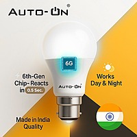 Auto-ON Motion Sensor LED Bulb (20W) (Automatic ON/OFF) (Works both during Day/Night) (Only Motion Sensing) (One Year Warranty) - Cool White- Pack of 1 Auto-ON Motion Sensor LED Bulb (20W) (Automatic ON/OFF) (Works both during Day/Night) (Only Motion Sensing) (One Year Warranty) - Cool White- Pack of 1