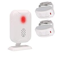 Auto-On Motion Sensor Alarm, Wireless Doorbell Alert for Front Door Entry Driveway Mailbox Home Shop Visitors with 2 Sensors and 1 Receiver Auto-On Motion Sensor Alarm, Wireless Doorbell Alert for Front Door Entry Driveway Mailbox Home Shop Visitors with 2 Sensors and 1 Receiver