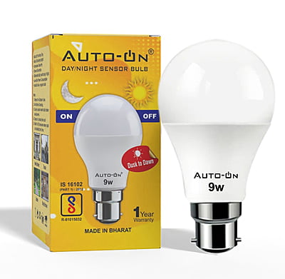 Auto-ON Day/Night Bulb (Dusk to Dawn Sensor) 9 W