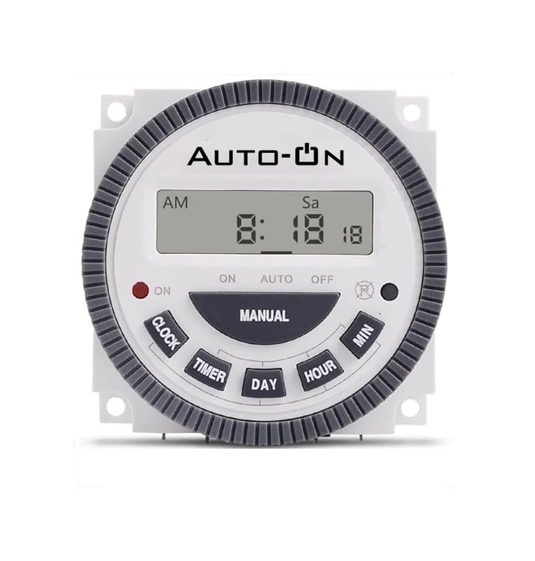 Auto-ON Digital Timer Heavy Duty 15 Ampere - DIN rail mount type - Pack of 1 pcs Auto-ON Digital Timer Heavy Duty 15 Ampere - DIN rail mount type - Pack of 1 pcs