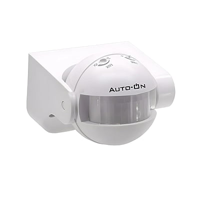 Auto-ON PIR Motion Sensor  + Day/Night Sensor Wall Mounting - Auto ON/OFF - Pack of 1 pcs