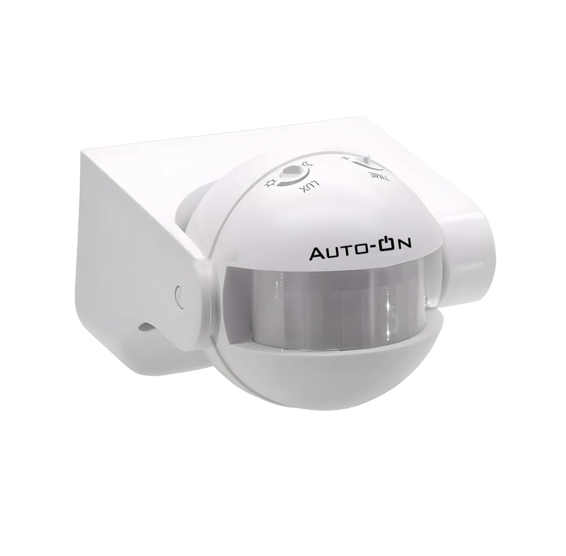Auto-ON PIR Motion Sensor + Day/Night Sensor Wall Mounting - Auto ON/OFF - Pack of 1 pcs Auto-ON PIR Motion Sensor + Day/Night Sensor Wall Mounting - Auto ON/OFF - Pack of 1 pcs