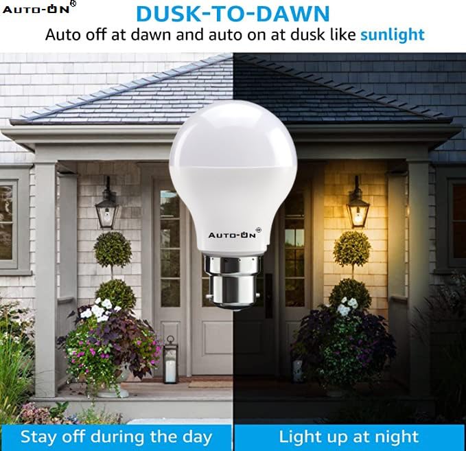 Auto-ON Day/Night Sensor LED Bulb 20W